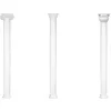 Image de Colonnes Et Demi-colonnes Rondes Cannelées Stucco Sélection 180mm N3318: Colonne Complète, Ensemble Complet