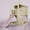Image de Cabane enfant sur pilotis PolarPlay Comète, Vieux rose