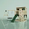 Image de Aire de jeux PolarPlay Nils, Vert émeraude / Nid-100 cm