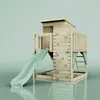 Image de Cabane enfant sur pilotis PolarPlay Aurores boréales, Vert menthe