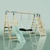 Image de Balançoire PolarPlay Kangourou, Vert menthe / Bateau-170 cm