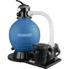 Image de MONZANA® Pompe filtre à sable 15,9 m³ auto-amorçante pour piscines jusqu’à 70 m³ certifié vanne 7 voies raccord 2en1 Ø32-38mm système de filtration à sable