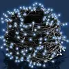 Image de DEUBA® Guirlande lumineuse 160 LED Blanc Froid décoration de Noël à piles avec minuteur 8 fonctions extérieur d'éclairage Intérieur