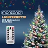 Image de MONZANA® Guirlande lumineuse 200 LED Multicolore avec télécommande minuteur décoration de Noël illumination éclairage