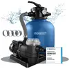 Image de Monzana - Pompe Filtre À Sable Max. 13.200 L/h Avec Pré-filtre Xxl Piscine Nettoyage Eau