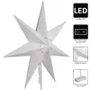Image de CASARIA® Étoile en papier avec socle motif étoiles LED Étoile de Noël étoile pliante décoration à piles lanterne