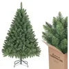 Image de SALCAR Sapin de Noël artificiel de 120 cm, aspect réaliste, avec 290 pointes, sapin Nordmann vert avec système de pliage, diamètre surdimensionné d’env. 86 cm en occasion ou reconditionné