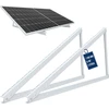 Image de NuaSol Support de panneau solaire pour toit plat | Centrale PV & balcon réglable 0-90