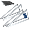 Image de NuaSol Panneau solaire surélevé 105 cm 4er Set | Toit plat, PV, 0-90° ajustable