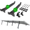 Image de NuaSol Balcon Centrale Support 2 pièces | Réglable 390-693 mm Noir