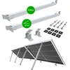 Image de NuaSol Support pour centrale de balcon, set de 2 | Support pour panneau solaire 30-60° 700-1291mm