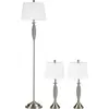 Image de Set de lampes de table et de sol HOMCOM B31-334V90, 3 pcs - B
