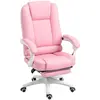 Image de Chaise de bureau Vinsetto, fauteuil de direction avec repose-pieds, chaise de bureau avec fonction d'inclinaison