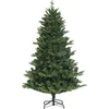 Image de Sapin de Noël artificiel HOMCOM de 180 cm avec système de montage rapide et pliable
