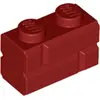 Image de 25 pièces LEGO part c. 98283 en rouge foncé