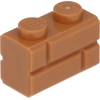Image de 100 pièces LEGO, pièce c. 98283 en Nougat moyen