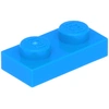 Image de 1 pièce LEGO, part c. 3023 en azur foncé