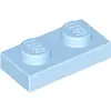 Image de 1 pi ¨ce LEGO, part c. 3023 en bleu clair brillant