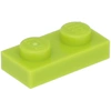 Image de 1 pièce LEGO, pièce c. 3023 en chaux (lime)