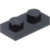 Image de 1 pièce LEGO, part c. 3023 en noir (Black)