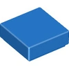 Image de 25 pièces LEGO, pièce c. 3070 en bleu (Blue)