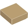 Image de 1 pièce LEGO, part c. 3070, beige foncé (brun foncé)