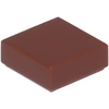 Image de 25 pièces LEGO, pièce c. 3070 en rouge-brun