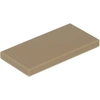 Image de 100 pièces LEGO, pièce c. 87079 en beige foncé