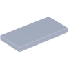 Image de 25 pièces LEGO, pièce c. 87079 en gris clair