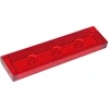 Image de 25x carreaux 1x4, rouge transparent