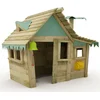 Image de Maisonnette Wickey Casita en bois avec fenêtres et toit en bois bleu ciel