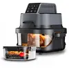 Image de GTPLAYER Airfryer, Friteuse à air chaud multifonctionnelle 4 litres avec avec fenêtre Easy-View, cuve en verre, Hi-Fry, arrêt automatique, numérique