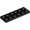 Image de Lego® 2x6 plaque 3795 - 100 pièces noir