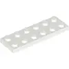 Image de Lego® 2x6 plaque 3795 - 100 pièces blanc