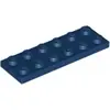 Image de Lego® 2x6 plaque 3795 - 10 pièces bleu foncé