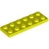 Image de Lego® 2x6 plaque 3795 - 10 pièces jaune fluo