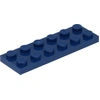 Image de Lego® 2x6 plaque 3795 - 1 pièce bleu foncé