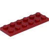 Image de Lego® 2x6 plaque 3795 - 1 pièce rouge foncé