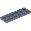 Image de Lego® 2x6 plaque 3795 - 1 pièce gris bleuâtre foncé