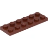 Image de Lego® 2x6 plaque 3795 - 1 pièce rouge-brun