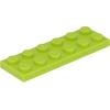Image de Lego® 2x6 planche 3795 - 250 pièces Lime