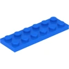 Image de Lego® 2x6 plaque 3795 - 50 pièces bleu