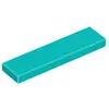 Image de Lego® 50 pièces 2431 Carreaux Tiles 1x4 Part Basic Panel 50 Turquoise foncé