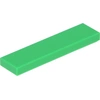 Image de Lego® 50 pièces 2431 carreaux Tiles 1x4 Part Basic Panel 50 vert clair