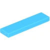 Image de Lego® 50 pièces 2431 carreaux Tiles 1x4 Part Basic Panel 50 bleu azur moyen