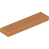 Image de Lego® 50 pièces 2431 carreaux Tiles 1x4 Part Basic Panel 50 Moyen Nougat