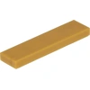 Image de Lego® 50 pièces 2431 carreaux Tiles 1x4 Part Basic Panel 50 Pearl Gold