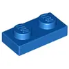 Image de Lego® 1x 1x2 Plaques 3023 - Plaque Bleu - Blue