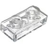 Image de Lego® 50x 1x2 plaques 3023 - Plate Trans - Transparent - Trans-Clear