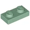 Image de Lego® 250x 1x2 plaques 3023 - Plate Sand Green - Vert sable